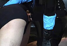 Japanese Femdom Yuen Fiercely Fingering Anal in Threesome with Strapon Pegging!