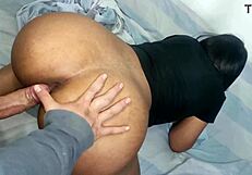 Colombiana Culona Receives Anal Punishment Bent Over