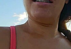 looking for a guy on the beach to chat with - we found a virgin