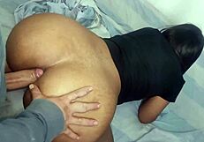 Colombiana Culona Receives Anal Punishment Bent Over