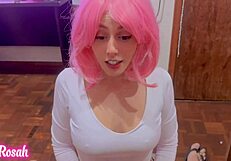 Virgin Slut Enjoys Giving Handjob with Dirty Talk