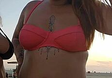 looking for a guy on the beach to chat with - we found a virgin