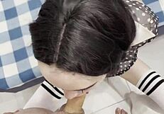 diana verhiniz sucks cock in amazing costume before pussy fucking