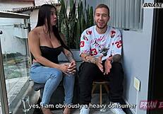 Colombian milf Silvana Lee nails it in missionary after chatting with Brian Evansx.