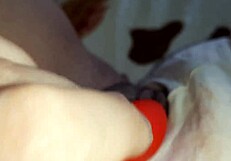 I teased my clit with a vibrator until i cum