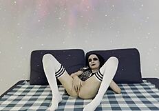 diana verhiniz sucks cock in amazing costume before pussy fucking