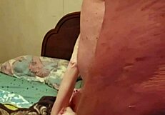 spreading her legs wide in air while i fuck and slap that wet juicy pussy with my cock