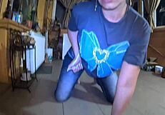 Face-Fucking And Cum Play While Wearing Tight Jeans In This Preview Clip.