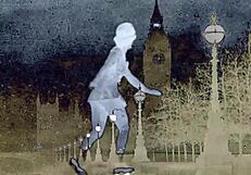 Vintage Dark London Scene From Swinging Sixties Shows Hairy Lesbian Lovers Licking Beaver In Retro British Style