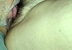 Mature Slut Teresa Handjob While I Lick Her Hairy Pussy Then Cum On Foot