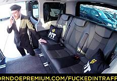 audrey jane gets cum covered in car backseat