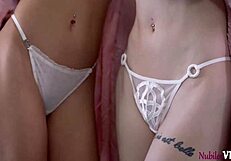 Suggestive Scene With Aria Valencia And Madi Collins Riding Big Cocks