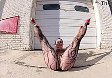 Mature Wife Shows Huge Ass in Thong Bodysuit!