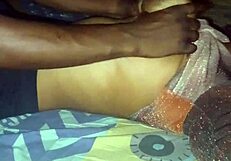 massaging my big boobs girlfriend with small waist