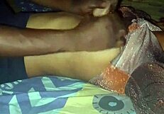 massaging my big boobs girlfriend with small waist