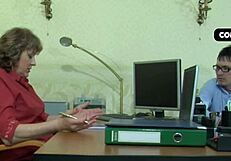 Left His Female Boss With A Full Mouth Of Cum