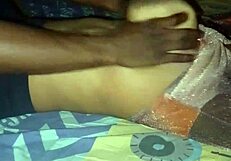 massaging my big boobs girlfriend with small waist