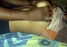 massaging my big boobs girlfriend with small waist