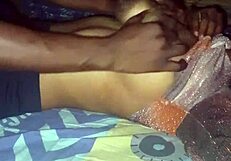 massaging my big boobs girlfriend with small waist