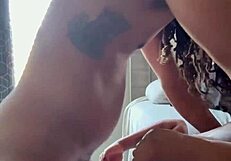 Ghetto Bonnet Head Blowjob With Big Black Cock