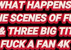 Beverly Paige screams as Porno Dan slams her tight squirting cunt backstage.