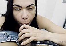 I Took This Massive Black Cock Deep in My Throat Until He Came