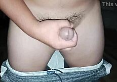 pinoy gives handjob to my hairy cock until creampie