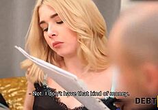 Blonde Fucked By Debt Collector