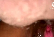 Wife gives ass to husband on street