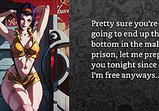 Faygrey Caught by Bounty Huntress Faye Valentine and Turned into Public Whore