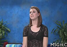 Does supple beauty moan during deep insertion?