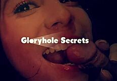 Busty Milf Deepthroats Big Cocks At Gloryhole