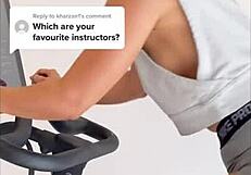 Intense nipslip during workout session.