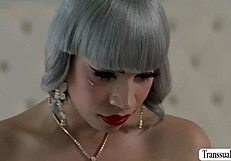 huge dude says, 'i'm ripping off your tight shemale ass so hard'