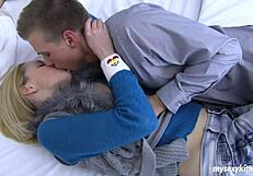 Does Freckled Teen Alice Suck And Ride Cock Hard?