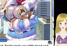 Anime Girl's Big Tits Fondled and Lactating