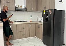 Tentando a mi roomie soldadohughcock con mi culazo latina curvilíneo, provocación casera de Linda Clauss