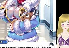 Anime Girl's Big Tits Fondled and Lactating