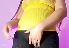 Latina Wife Flashes In Leggings For Stepson. Suggestive Fucking In Usa.