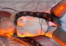 Cum covered girl moans intensely