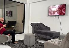 tempting my roommate soldierhughcock with my curvy latina ass, linda clauss homemade tease