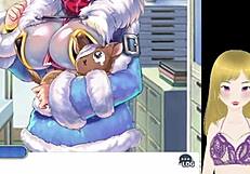 Anime Girl's Big Tits Fondled and Lactating