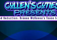 cutie brenna mckenna teases with licks and deepthroats