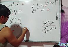 Asian Nerd Explores Erotic Math in Bedroom