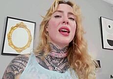 Crazy white girl loves to fuck, especially with deepthroat and blowjob