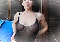 Stepmom Teases Stepson on Camping Trip?