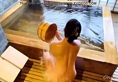 what's the solo trip like in gunma's minakami natural hot springs for women?