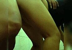 Loud Moaning Asian Pinay's Bathroom Sex with Blowjob and Creampie