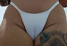 Big pussy sits on friend's face until suffocation