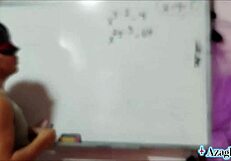 Asian Nerd Explores Erotic Math in Bedroom